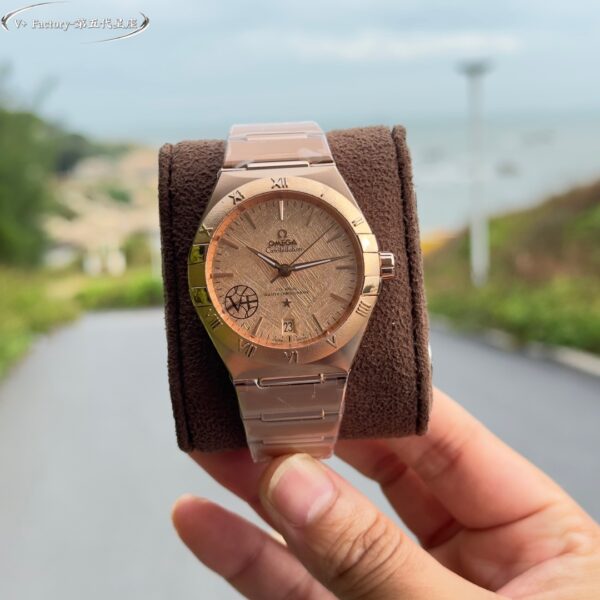 a1731932469872 8702 Omega Constellation 131.50.41.21.99.002 Rose gold 41 mm 1:1 Best Clone V+ Factory