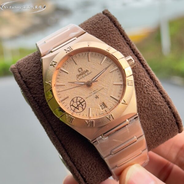 a1731932469873 5820 Omega Constellation 131.50.41.21.99.002 Rose gold 41 mm 1:1 Best Clone V+ Factory