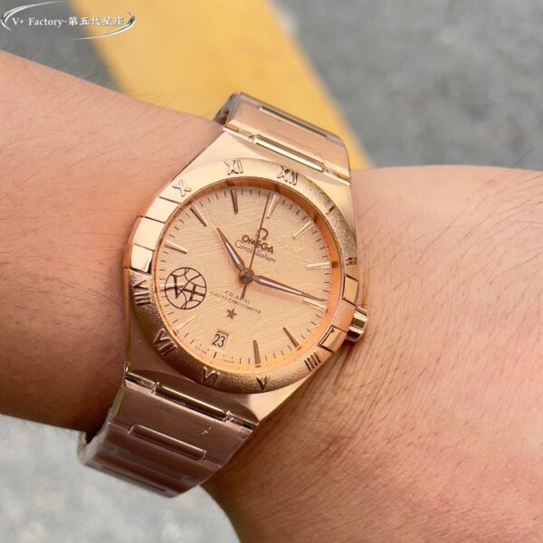 a1731932469874 3862 Omega Constellation 131.50.41.21.99.002 Rose gold 41 mm 1:1 Best Clone V+ Factory