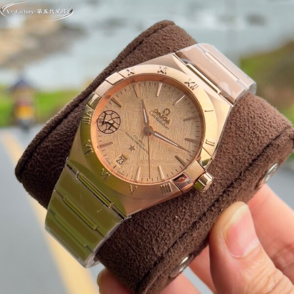 a1731932469874 4041 Omega Constellation 131.50.41.21.99.002 Rose gold 41 mm 1:1 Best Clone V+ Factory