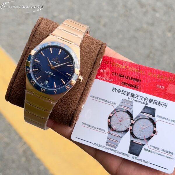 a1731932483471 4644 Omega Constellation 131.50.39.20.03.001 Rose gold 41 mm 1:1 Best Clone V+ Factory