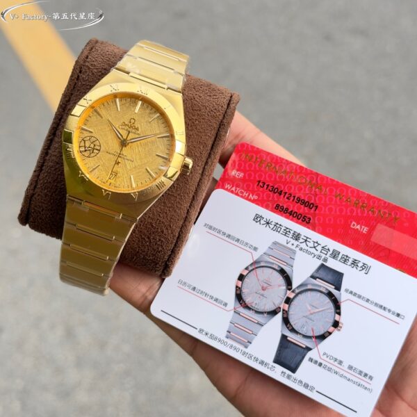 a1731932503229 3311 Omega Constellation 131.50.41.21.99.001 Yellow gold 41 mm 1:1 Best Clone V+ Factory