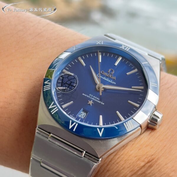 a1731932896816 5471 Omega Constellation Chronometer 131.33.41.21.03.001 Blue Dial 1:1 Best Clone V+ Factory