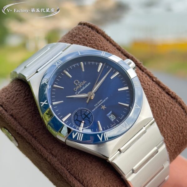 a1731932896817 6082 Omega Constellation Chronometer 131.33.41.21.03.001 Blue Dial 1:1 Best Clone V+ Factory