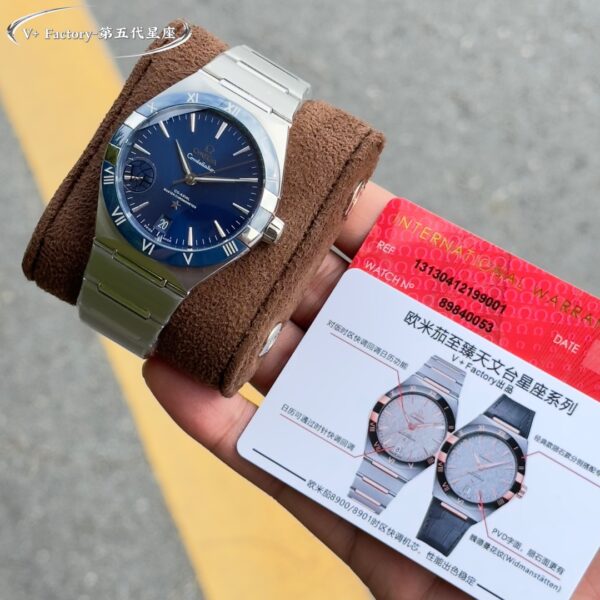 a1731932896822 7686 Omega Constellation Chronometer 131.33.41.21.03.001 Blue Dial 1:1 Best Clone V+ Factory