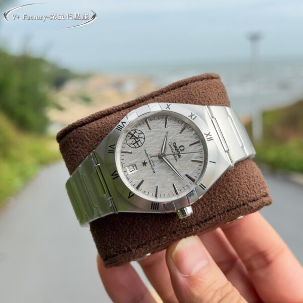 a1731932941136 8808 Omega Constellation Chronometer 131.30.41.21.99.001 Meteorite Dial 1:1 Best Clone V+ Factory