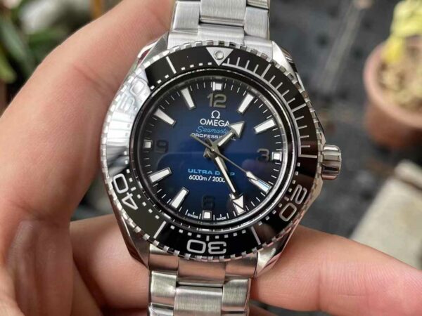 a1733750560822 7103 OMEGA Seamaster 6000M 215.30.46.21.03.001 Ultra Deep 1:1 Best Clone VR Factory VRF Blue Dial