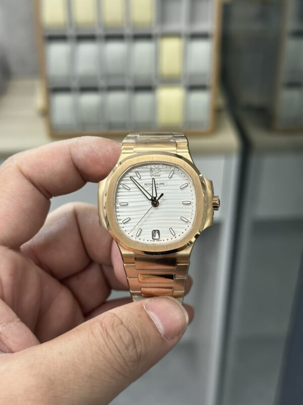 a1739627529833 6070 Patek Philippe Nautilus Ladies 7118/1R-001 Rose Gold 1:1 Best Clone 3K Factory