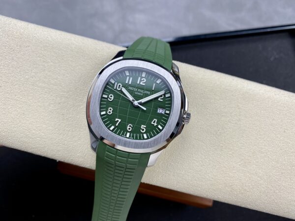 a1739629829713 8287 Patek Philippe Aquanaut 5168G-010 Green Dial 1:1 Best Clone 3K Factory 2025 Version