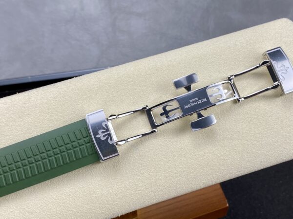 a1739629831346 3564 Patek Philippe Aquanaut 5168G-010 Green Dial 1:1 Best Clone 3K Factory 2025 Version