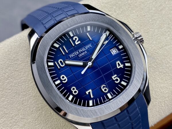 a1739629847159 1053 Patek Philippe Aquanaut 5168G-001 Blue Dial 1:1 Best Clone 3K Factory 2025 Version