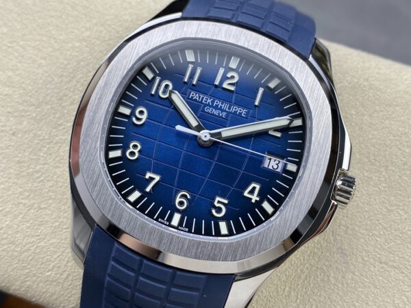 a1739629847162 2822 Patek Philippe Aquanaut 5168G-001 Blue Dial 1:1 Best Clone 3K Factory 2025 Version