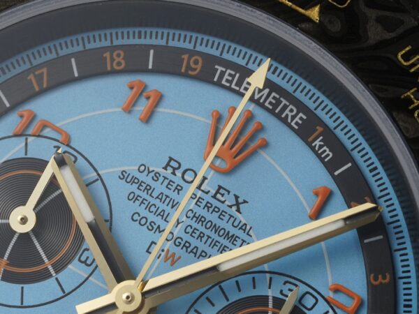 i1724911632 7611 3 1 Rolex Daytona Lucky Player 3 Case Carbon 1:1 Best Clone Diw Custom 4130 Movement