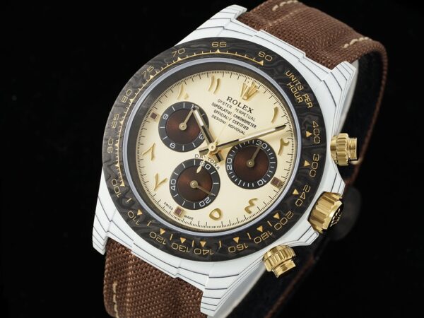 i1724911646 4167 1 1 Rolex Daytona Desert Eagle White Carbon 1:1 Best Clone Diw Custom 4130 Movement