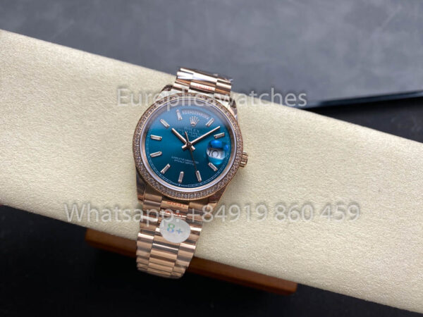 i1725993673 175 6 Rolex Day Date m128395tbr-0032 Rose Gold 1:1 Best Clone 8+ Factory Counterweight Version