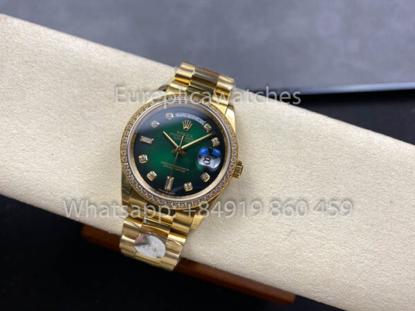 i1725994444 5879 4 Rolex Day Date 128239-0035 Yellow Gold 1:1 Best Clone 8+ Factory Counterweight Version