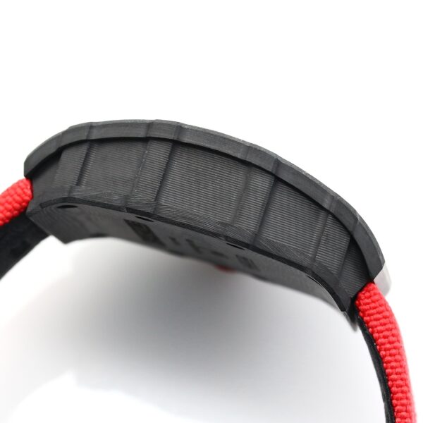 i1731311484 4179 1 1 Richard Mille RM35-01 NTPT Carbon 1:1 Best Clone BBR Factory V2 Red Velcro Strap