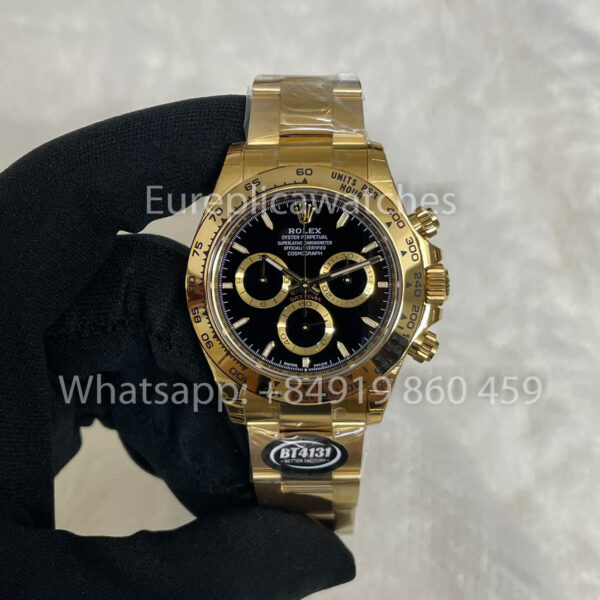 i1732599590 8759 8 Rolex Cosmograph Daytona M126508-0004 BT Factory 1:1 Best Clone 4131 Movement Gold