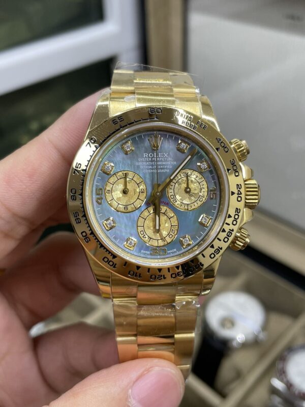 Rolex Cosmograph Daytona M116503-0007 Mother of Pearl 1:1 Best Clone CounterWeight Gold