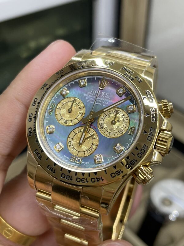 Rolex Cosmograph Daytona M116503-0007 Mother of Pearl 1:1 Best Clone CounterWeight Gold